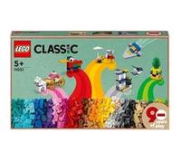 LEGO Classic 90 ans de jeu - Set 11021 avec 15 mini-modèles iconiques et pièces colorées