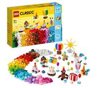 LEGO® Classic 11029 Boîte de Fête Créative avec 12 Mini Jouets en Briques : Licorne, Clown