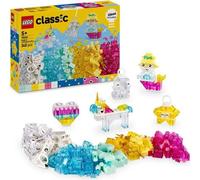 LEGO Classic 11040 La Boîte de Briques Transparentes Magiques - Jeu de construction 5 ans