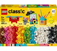 LEGO Classic Creative Happy Box, Assorted Colourful Bricks for Imaginative Play, Building Toys for 5 Plus Year Old, Girls and Boys, Great for Kids Desk Accessories Or Bedroom Decorations 11042