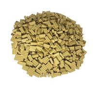 Lego® Classic Basic Lot de 100 briques de construction Beige 2 x 4 briques de construction Jouet éducatif pour le développement et l'apprentissage pour les enfants à partir de 3 ans