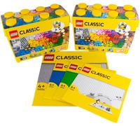 LEGO® Classic briques 2 boîtes 4 plaques set XL pièces maternelle Kita 1583 - Chaque mélange composé individuellement