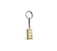 LEGO KEYCHAIN BRIQUE COULEUR OR ANNIVERSAIRE 50 ANS 852445