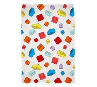 Lego® Couverture Polaire Officielle | Jet Ultra Doux et Chaud | Design Colourblock | Parfait pour Maison, Chambre, soirées Pyjama et Camping | 100 x 150 cm | Multicolore