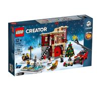 Lego Creator 10263 La Caserne Des Pompiers Du Village D?hiver Multicolore TU