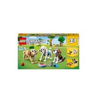 LEGO Set de construction 31137 Creator 3-en-1 – Adorables chiens Teckel/Carlin/Caniche – Dès 7 ans