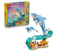 LEGO Creator 3-en-1 31385 Animaux Marins : les Beaux Dauphins - Jouet
