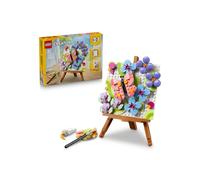 LEGO Creator 3-en-1 31390 Tableau Art Floral 348 pièces 3 modèles Noir