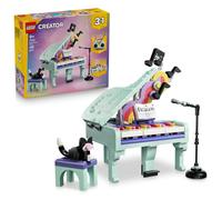 Décoration musicale: piano et chat