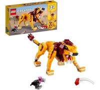 LEGO® Creator 3-en-1 Le Lion Sauvage - Figurines d'Animaux - Jouet de Construction