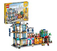 LEGO Creator 3-in-1 Hauptstraße zu Art-déco-Hochhaus oder Marktstraße Modellbau-