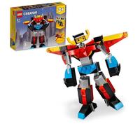 LEGO® Creator 31124 Le Super Robot, Jouet 3 en 1 Robot Dragon Avion