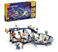 LEGO Creator 31142 Kit de construction 3 en 1 avec montagnes russes, tour de chute libre, carrousel et 5 figurines - Parc d'attractions reconstructible pour enfants à partir de 9 ans