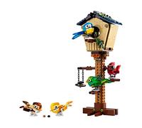 LEGO Creator 31143 Nichoir à oiseaux 3 en 1 avec oiseaux à hérisson et ruche, figurines d'animaux de la forêt, jouets de construction pour enfants à partir de 8 ans, ensemble de jouets colorés, idée