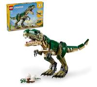 Lego Creator 31151 Jouet T. Rex 3 en 1, se transforme de T.Rex en tricératops en ptérodactyle, Figurines Dinosaures pour Enfants, Ensemble de Construction de modèle de Dinosaure articulé, idée Cadeau