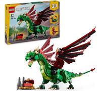 LEGO Creator 31161 3-en-1 Le dragon médiéval - Jeu de construction pour garçon des 9 ans