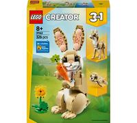 LEGO Creator 31162 3-en-1 L’adorable lapin - Jeu de construction pour fille dès 8 ans