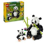 LEGO Creator 31165 3-en-1 Animaux sauvages : la famille de pandas Jeu pour fille dès 8 ans