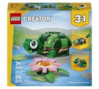 LEGO® Creator 3en1 La tortue et la fleur de nénuphar Creator 31377