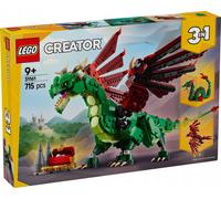 LEGO Creator 3in1 Dragon Vert - Jouets - Transformable en jouet serpent de mer ou en figurine phénix - Jeu de construction avec animaux pour enfants - Cadeau d'anniversaire pour garçons et filles à pa