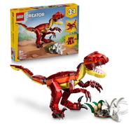 LEGO Creator 3in1 Fierce Dinosaur Toy - Build Velociraptor, Stegosaurus or Ptero