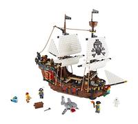 LEGO Creator 3in1 Pirate Ship 31109 Building Playset for Kids who Love Pirates and Model Ships, Makes a Great Gift for Children who Like Creative Play and Adventures, New 2020 (1,260 Pieces)