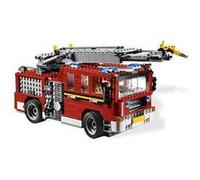 Jeu de construction enfant - LEGO - Le Camion des Pompiers - Grande échelle - Canon à eau - 771 éléments