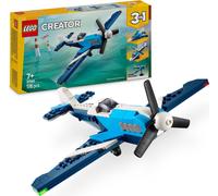LEGO Creator Aviateur 3en1 : Jouet avion de course - Transformable en modèle jet ou hélicoptère - Kit de construction de véhicule pour garçons et filles à partir de 7 ans - Idée de cadeau d'anniversai