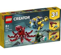 LEGO® Creator Chasse au trésor au fond de la mer - 31130 NOUVEAU ! Pièces 522x