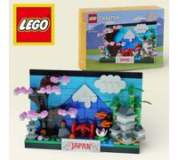 LEGO Creator Japan Postcard 40713 avec modèle d'affichage Fuji monté en 262 p...
