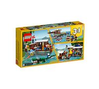 LEGO Jeu de construction Creator – La péniche au bord du fleuve 31093 – 396 pièces – 7 ans et plus