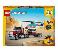 LEGO® Creator 3-en-1 31146 Le camion remorque avec hélicoptère