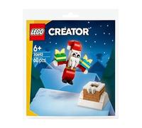 Lego Creator Le Père Noël dans la cheminée (30692) - 60 pièces | Mini kit de Construction Festif | Magie de Noël et idées Cadeaux pour Enfants et collectionneurs