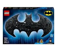 LEGO DC Batman Logo de Batman - Jouet de Construction avec Super-Héros - 2 Minifigurines - Décoration Murale 3D - Idée de Cadeau DIY pour Garçon dès 12 Ans ou Ado Fan du Film 76330
