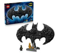 LEGO DC Batman Logo de Batman - Jouet de Construction avec Super-Héros - 2 Minifigurines - Décoration Murale 3D - Idée de Cadeau DIY pour Garçon dès 12 Ans ou Ado Fan du Film 76330