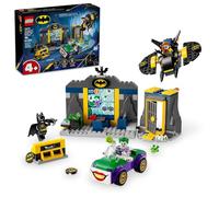 LEGO DC Batman : La Batcave avec Batman, Batgirl et le Joker, jouet super héros amusant, cadeau pour enfants à partir de 4 ans avec figurines Batman 76272