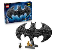 LEGO DC Batman Logo de Batman - Jouet de Construction avec Super-Héros - 2 Minifigurines - Décoration Murale 3D - Idée de Cadeau DIY pour Garçon dès 12 Ans ou Ado Fan du Film 76330