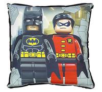 LEGO DC Super Héros Floral Coussin carré, Polyester, Multicolore