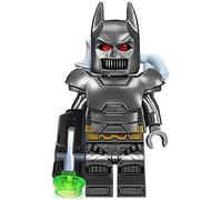 LEGO DC Superheroes: Grey Batman with Armor, Cape, Batarang, Grappling Hook and Kryptonite Gun