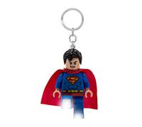 Lego DC Superheroes - Superman Porte-clés Lampe de Poche LED pour Les Fans de DC - Jouet Fantaisie pour Enfants - Figurine de 76 mm (KE39H) - 2 Piles CR2025 incluses