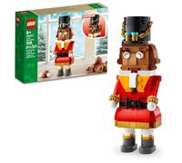 LEGO Décoration de Noël Casse-noisette - Jouets de construction pour enfants, garçons et filles à partir de 8 ans - Décorations casse-noisette pour la maison - Idées cadeaux pour Noël - Bras et bouche