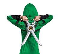 Lego - Déguisement Ninjago Enfant Garçon 4 Ans+ - Set D’Armes Et Accessoires Costume Ninjago - Kit De Deux Sabres Ninja en Plastique avec Harnais Réglable - Accessoire Officiel