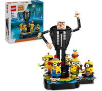 LEGO Despicable Me 4 Gru and the Minion Bricks, Movie Toy for Baby, 9 year old set with Minion Figures to Build, Gift Idea for Boys, for Girls, 75582