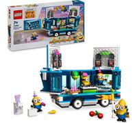 LEGO Despicable Me 4 Party Bus of Minions, jouet créatif pour bébé à construire, ensemble pour 7 ans, pour garçon et fille, avec figurines Phil et Dave, idée cadeau, 75581