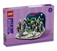 LEGO Set Collector – Diorama des Aurores Boréales – 332 pièces – Décoration à exposer – Édition 12+