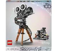 LEGO Set pour adultes 43230 – Caméra Hommage à Walt Disney avec Mickey, Minnie, Bambi et Dumbo