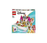 LEGO Disney 43193 Les Aventures d'Ariel, Belle, Cendrillon et Tiana dans un Livre de Conte