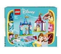 LEGO Set Châteaux créatifs Disney Princess 43219 – Belle & Cendrillon, boîte en briques