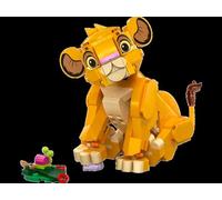 LEGO Disney 43243 Simba, le bébé du Roi lion Idée Cadeau,Maquette,Décoration Maison