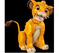 LEGO Disney 43247 Simba, le jeune Roi lion Idée Cadeau,Maquette,Décoration Maison